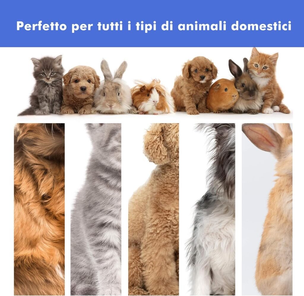 Kit adatto a diversi animali domestici