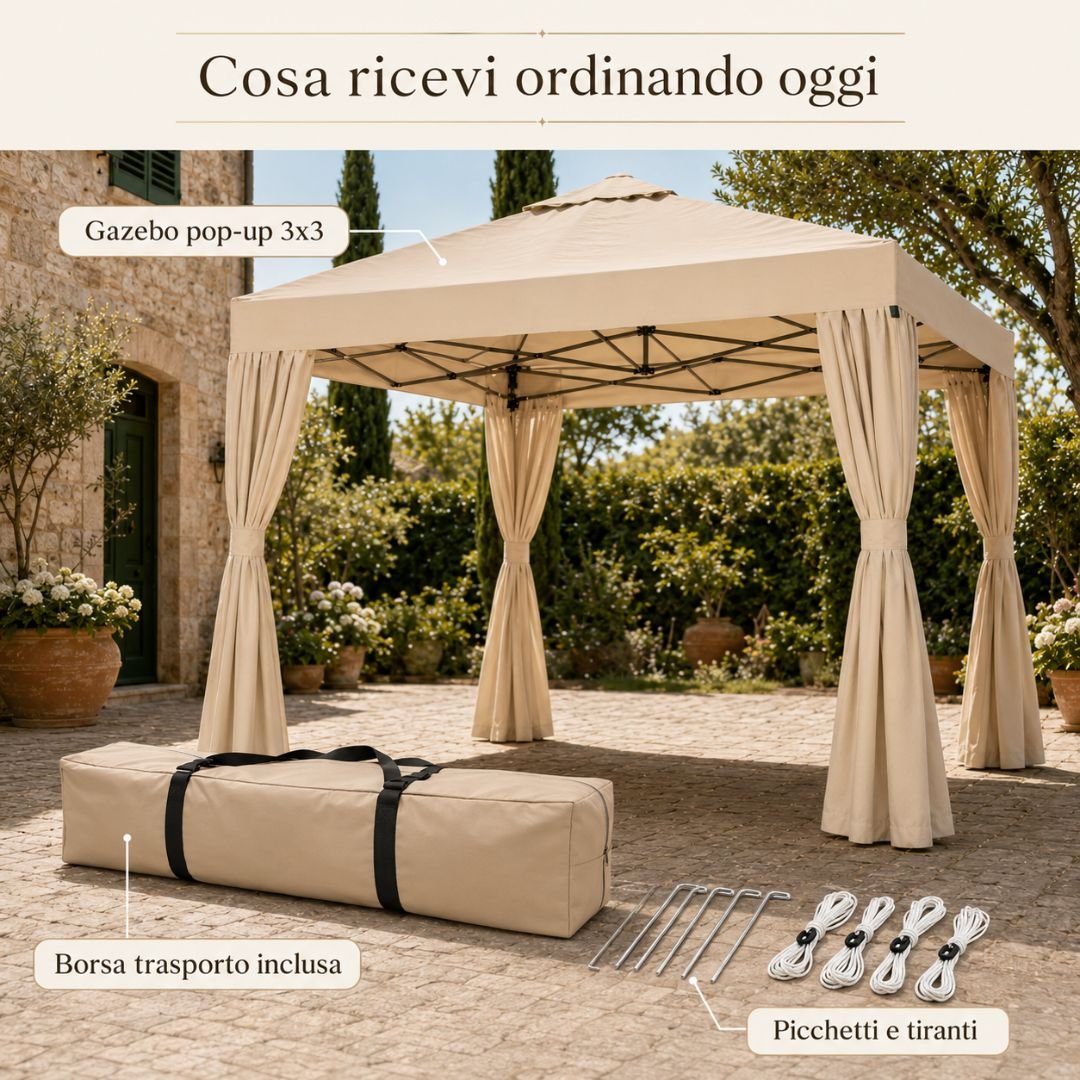 Kit completo gazebo TitanShade
