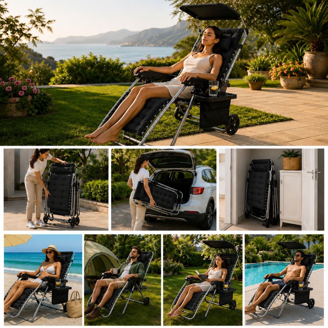 Sdraio Premium in giardino