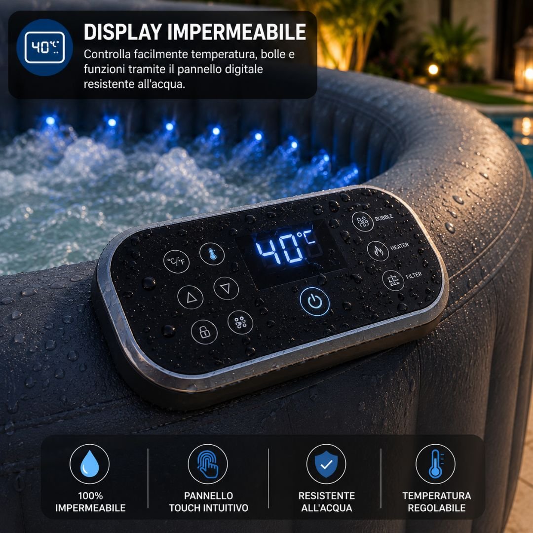 Display digitale impermeabile