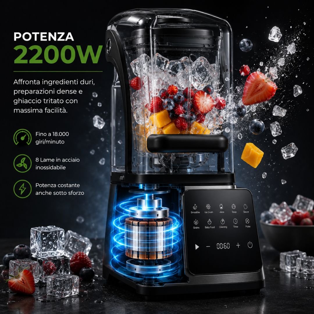 Frullatore potente 2200W