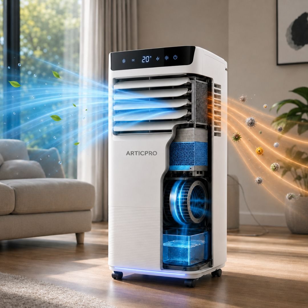 AirClimate Pro climatizzatore caldo freddo senza tubo esterno
