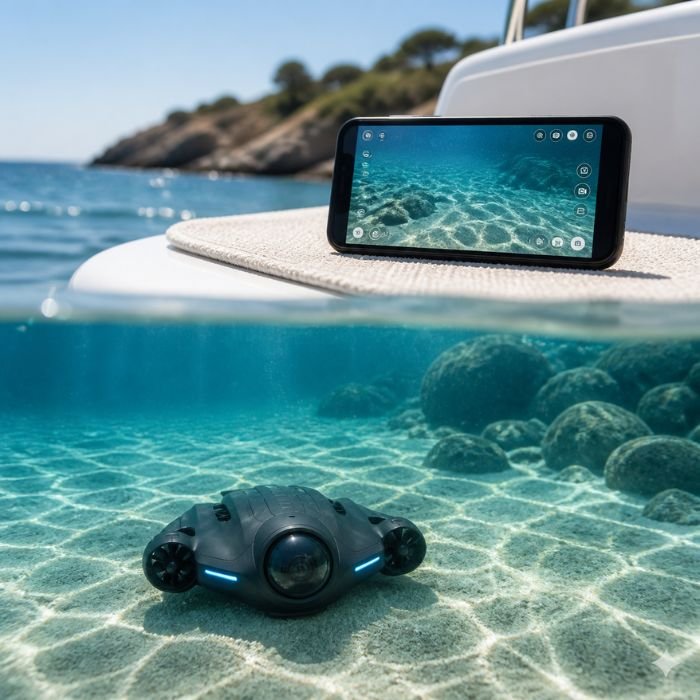 Drone subacqueo 4K con controllo tramite app