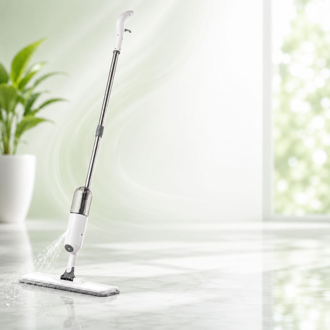EcoBroomy spazzola lavapavimenti 3 in 1 con spray integrato