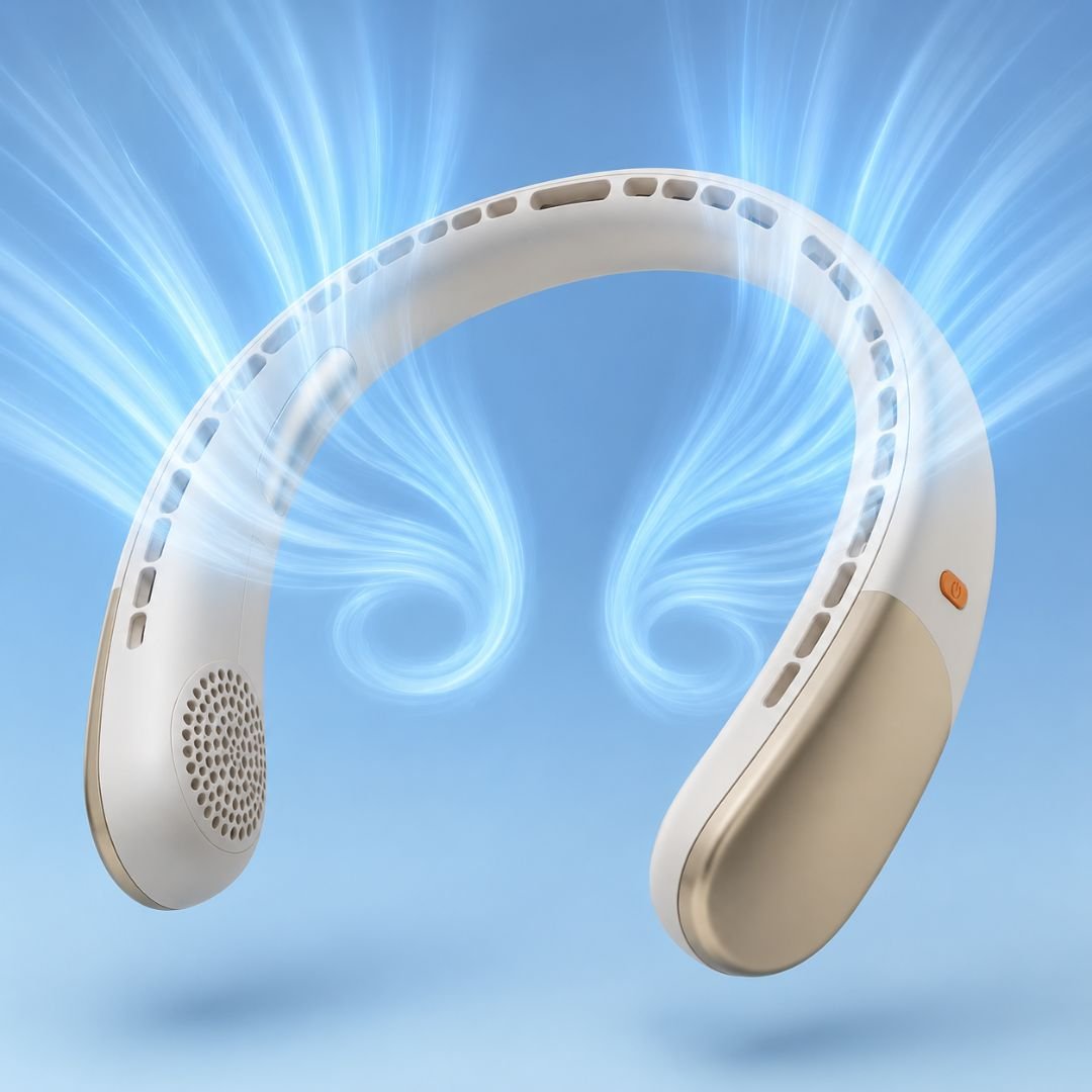 Ventilatore da collo con aria fresca a 360 gradi