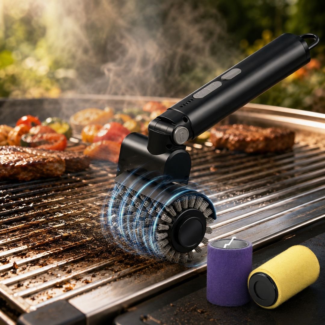 Easy Clean BBQ spazzola wireless per griglie