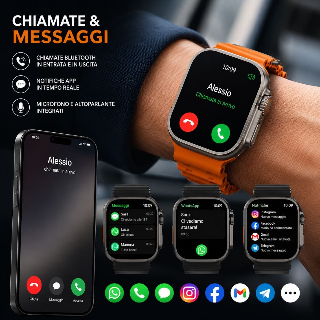 Chiamate Bluetooth Smartwatch