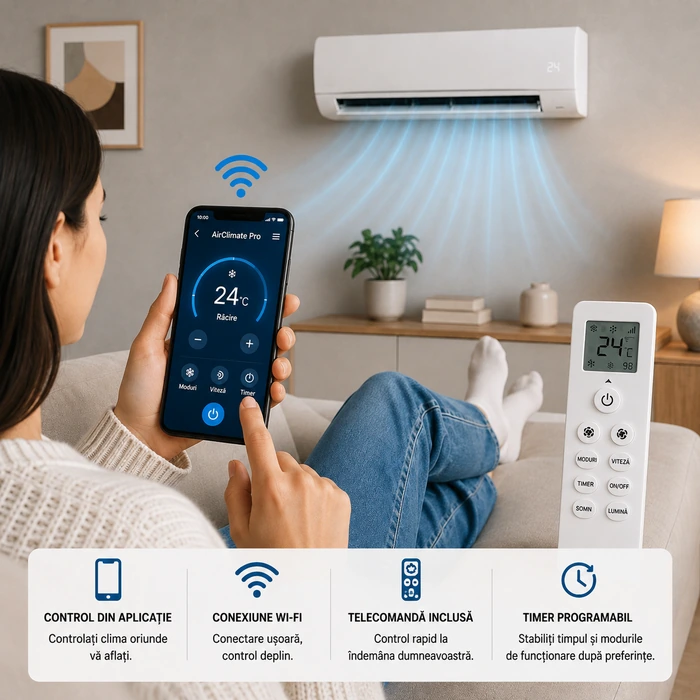 Setul complet al aparatului de aer condiționat AirClimate Pro